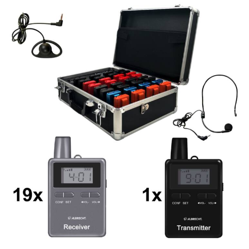 Albrecht ATR400 Tourist Guide adó/vevő szett