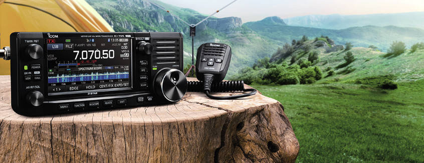 Icom IC-705 portable transceiver