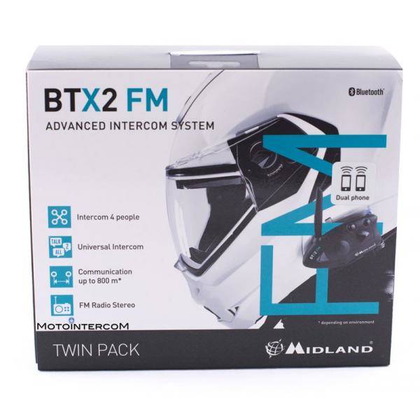 Midland BTX2 FM Twin Advanced Wireless Intercom System