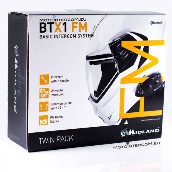 Midland BTX1 FM Twin Basic Wireless Intercom System