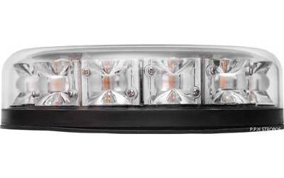 Strobos LED Baquada Dual Color LED Beacon - Amber/Blue, Magnet Stand