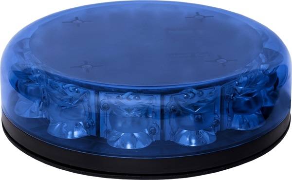 Strobos LED Baquda kék vákumtalpas mobil megkülönböztető jelzés