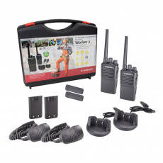 Albrecht TecTalk Worker 2 Licence Free PMR446 Walkie Talkie Radio Set