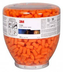 3M 1100 Earplug Refill Bottle with 500pair Earplugs