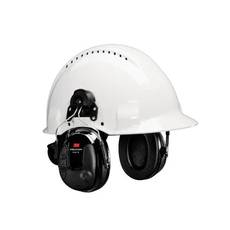 3M Peltor ProTac III Slim Cups, Black Headset with Helmet Attachment