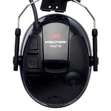 3M Peltor ProTac III Slim Cups, Black Headset with Helmet Attachment