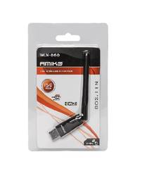 Amiko WLN-860 USB WI-FI Stick, Black