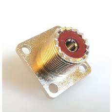 Alan SO-239 UHF beépíthető aljzat 4 furattal