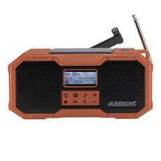 Albrecht DR 112 FM/DAB+ Emergency Outdoor Crank Radio