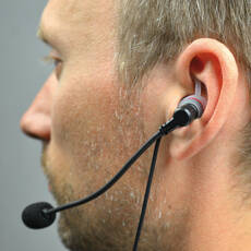 Albrecht HS 02 In-Ear Headset for TelMe / Multicom Units