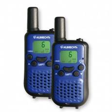 Albrecht TecTalk Easy 2 PMR 446 Walkie Talkie Radio (Blue, Pair)