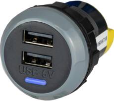 Alfatronix PV65R-AA dupla aljzatú robosztus USB töltő