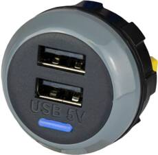 Alfatronix PVPWP-AA dupla aljzatú keskenysávú USB töltő