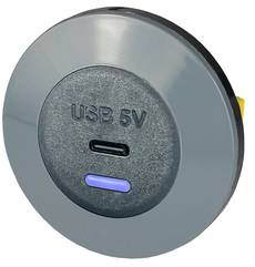 Alfatronix PVPWP-CFf szimpla aljzatú USB töltő előlapi rögzítéssel