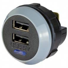Alfatronix PowerVerter PVPro-D két kimenetű beépíthető USB töltő