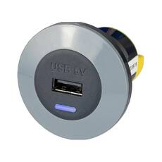 Alfatronix PV65R-Aff szimpla aljzatú USB töltő előlapi rögzítéssel