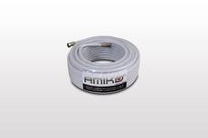 Amiko RG6W20CCS40 Coax Cable 20m with 2 F-Connectors