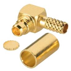 Amphenol MMCX Male Connector for plug RG-174 90° 1112A13G550