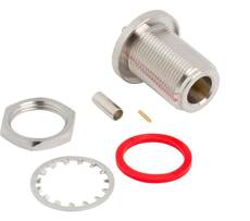 Amphenol N Female Crimp Connector for RG-174 172129