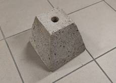 Concrete Cube for Antenna Mast Fixing 20x20x20cm