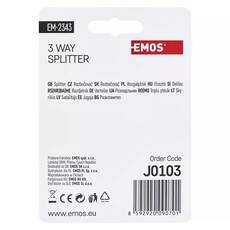 Emos EM-2343 antenna elosztó 3-as 