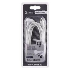 Emos TV Antenna Coax Cable 2,5m 90° SB3102 Emos TV Antenna Coax Cable 2,5m 90° SB3102