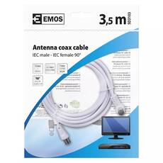 Emos TV Antenna Coax Cable 3,5m 90° SD3103