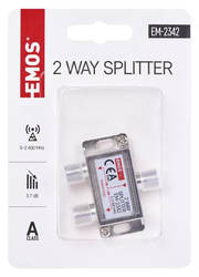 Emos EM-2342 2 way antenna splitter J0102