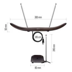 Emos Wood-C500 DVB-T/T2 TV szobaantenna J0708