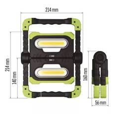 Emos Rechargeable Work Lamp 2xCOB LED P4536