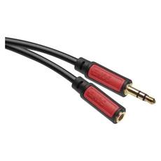 Emos stereo extension cable 3.5 jack plug-socket 2.5m SM5102