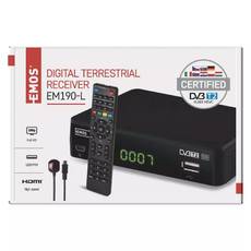 Emos EM190-L DVB-T2 set-top box beltéri egység J6015