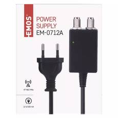 Emos J58133 tápegység 12V/100mA, TV antenna erősítőhöz