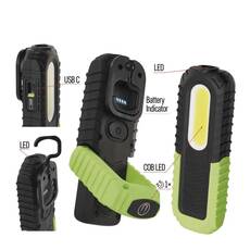 Emos COB LED Battery Powered Flashlight 400 lm P4531