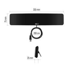 Emos City ARCH-C200 beltéri TV antenna J0703