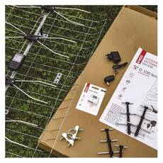 Emos EM-030 DVB-T2, DAB, LTE/4G szűrő kültéri TV antenna J0666