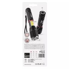 Emos fém COB LED fókuszálható elemlámpa 230lm P3111