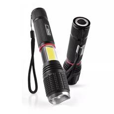 Emos fém COB LED fókuszálható elemlámpa 230lm P3111