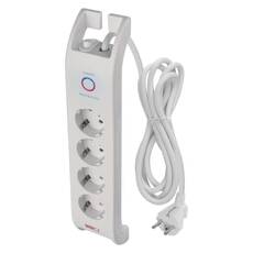 Emos Surge Protective 4-socket 2m SCHUKO P54212