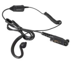 Hytera EHN26-P C-típusú fülhallgató beépített mikrofonnal és PTT-vel