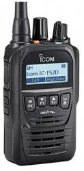 Icom IC-F52D digitális VHF kézi URH adóvevő rádió