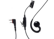 Icom IJKP-HM-2LS-OW Earphone with PTT Microphone