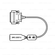 Icom OPC-2357-1 Data Cable with D-sub connector