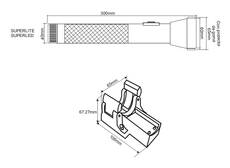 ISAE SuperLED 81000 elemlámpa töltővel