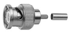 Telegartner BNC Plug Crimp Connector RG-223 J01000A1256