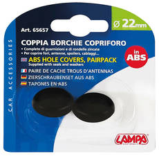 Lampa ABS hole covers - 22 mm, pairpack