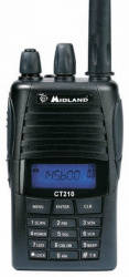 Midland CT210 kézi amatőr VHF adóvevő rádió
