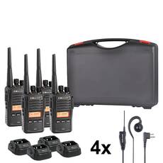 Midland G18 Pro NC 4 darabos PMR rádiószett headsettel