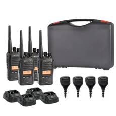 Midland G18 Pro NC 4 darabos PMR rádiószett kézi mikrofonnal