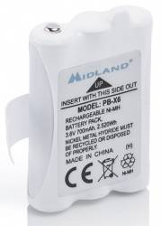 Midland PB-X6 Battery for XT50/XT60 PMR radios